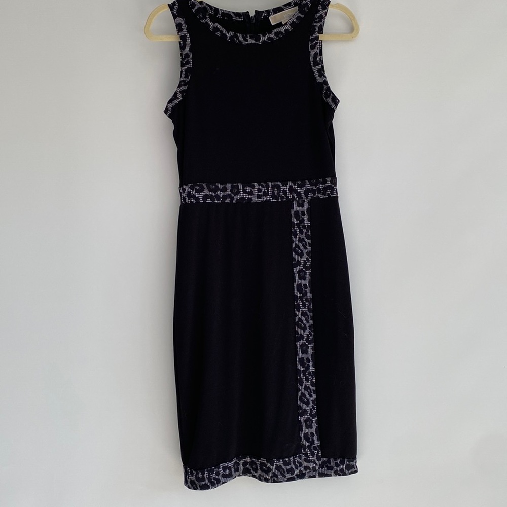 Black midi dress
